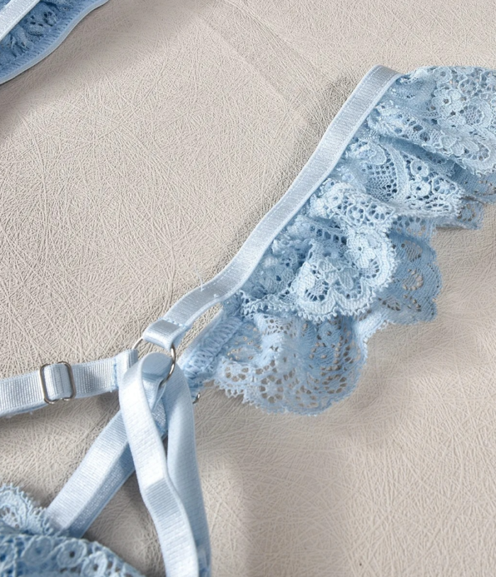 New! Embroidered Lingerie Sets