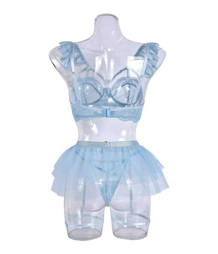 New! Embroidered Lingerie Sets