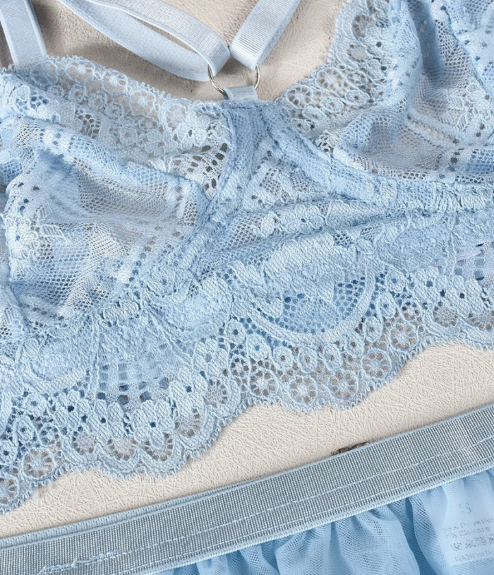 New! Embroidered Lingerie Sets
