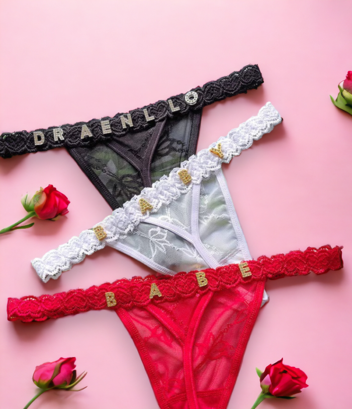 Custom Lace Thong