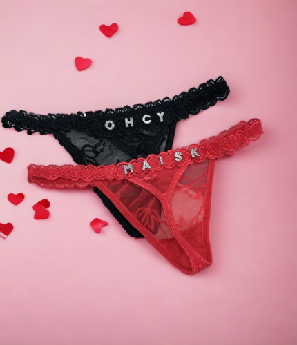 Custom Lace Thong