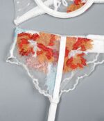 Embroidered Lace Bra Set