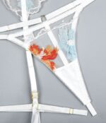 Embroidered Lace Bra Set