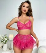 Heart To Heart Embroidered 3 Piece Set