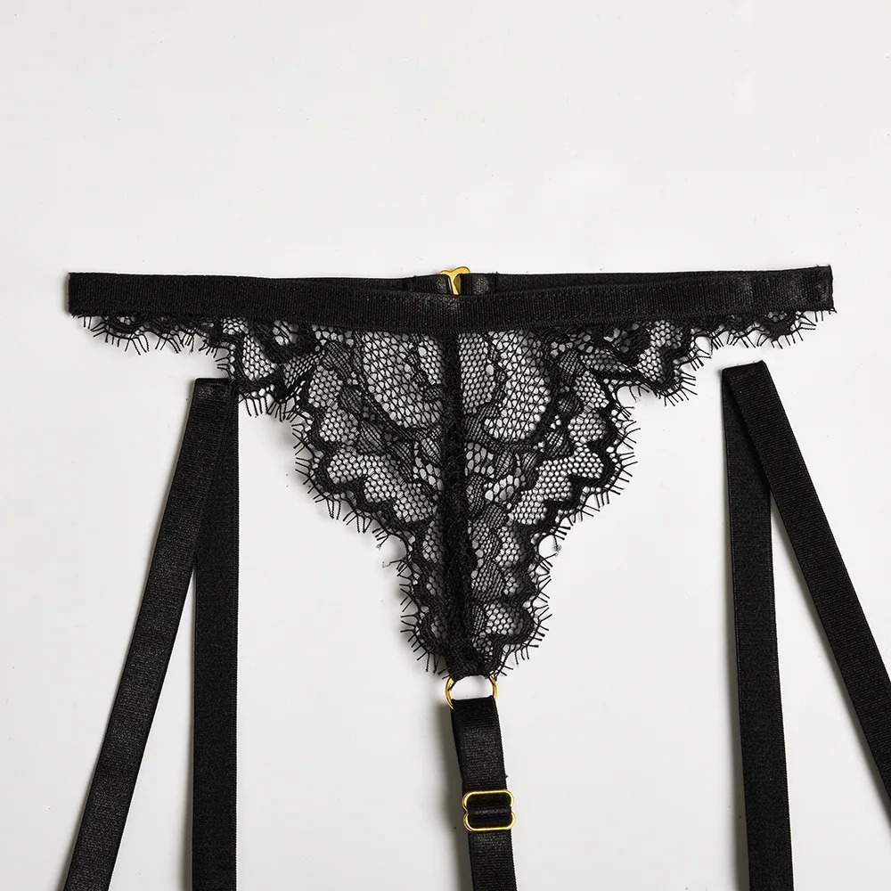 Just Want You Lace 5 Piece Garter Set
