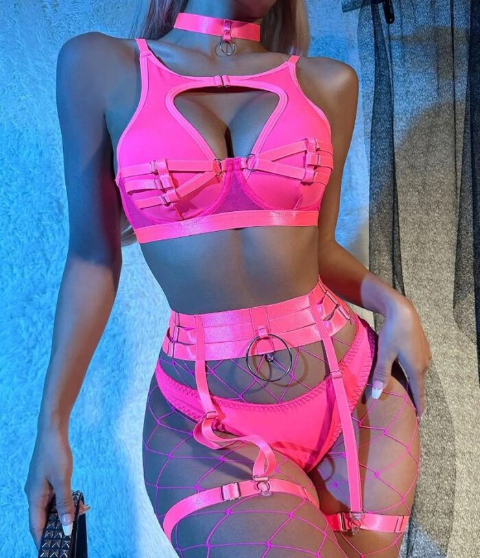 Never Be Yours 5 Piece Garter Set