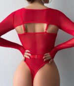Sheer Mesh Teddy
