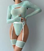 Sheer Mesh Teddy