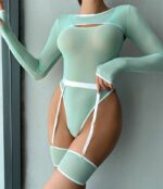 Sheer Mesh Teddy