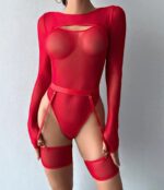 Sheer Mesh Teddy