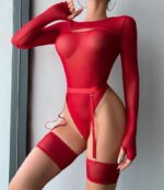 Sheer Mesh Teddy