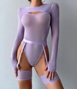 Sheer Mesh Teddy