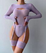 Sheer Mesh Teddy