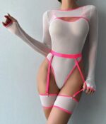 Sheer Mesh Teddy