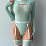 Sheer Mesh Teddy